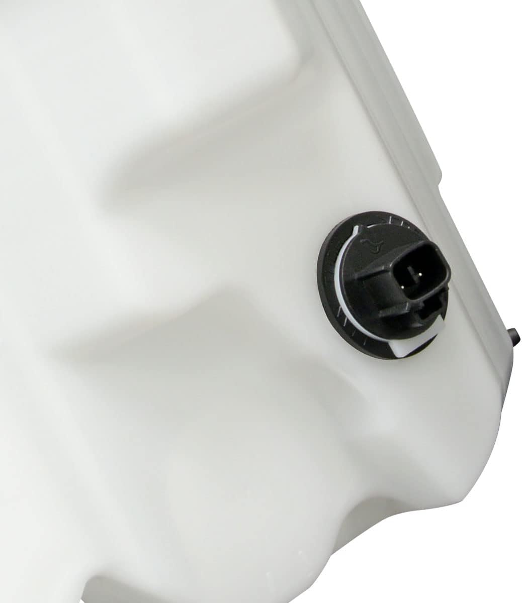 DNA Motoring OEM-WT-TO1288192 Factory Style Windshield Washer Fluid Reservoir Assembly Compatible with 2007-2015 Tundra w/Fluid Level Sensor