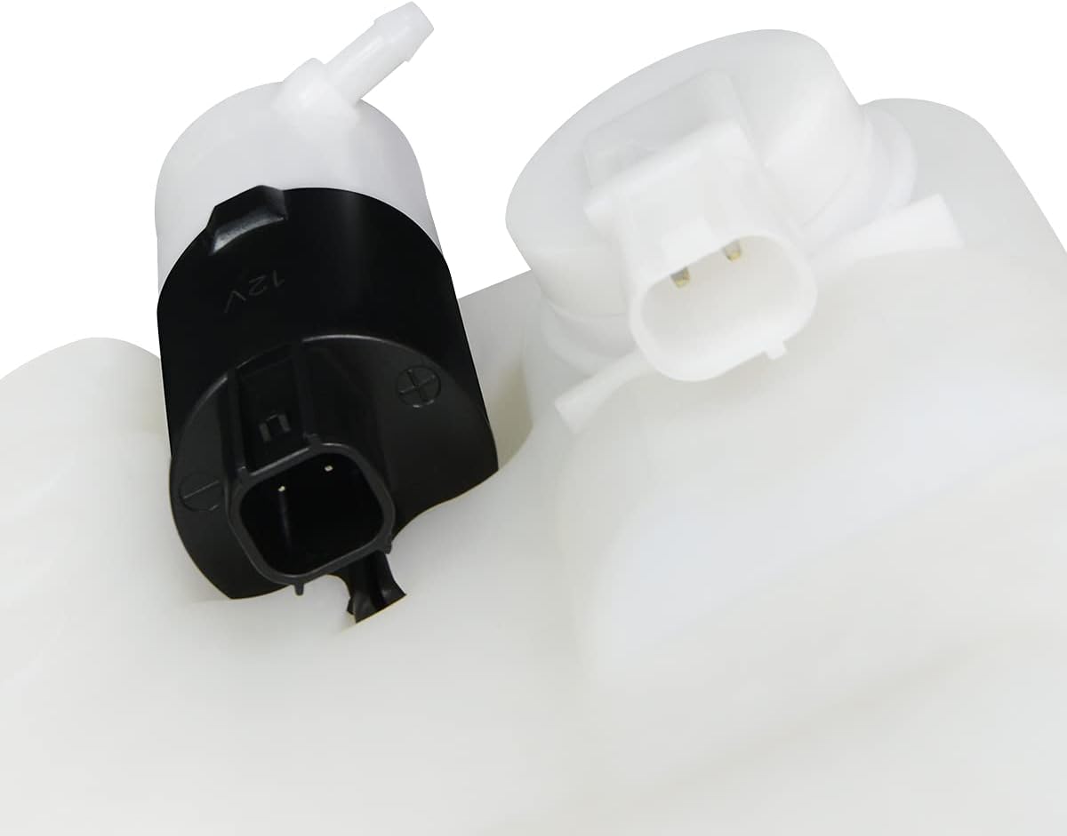 DNA Motoring OEM-WT-CH1288196 Factory Style Windshield Washer Fluid Reservoir w/Pump Cap & Sensor Compatible with 2003-2005 Ram 1500-3500