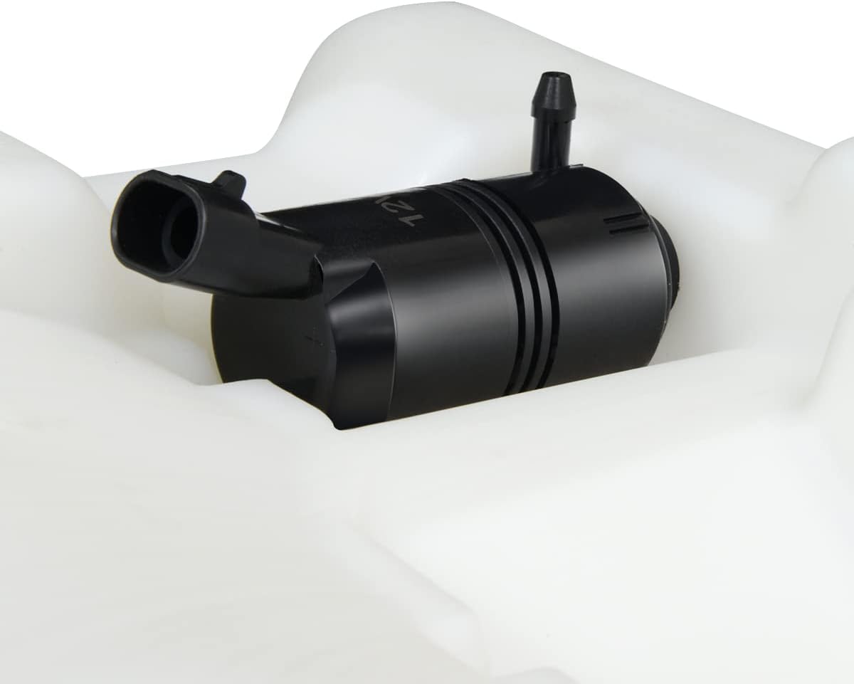 DNA Motoring OEM-WT-GM1288127 OE Style Windshield Washer Fluid Reservoir w/Pump & Cap Compatible with 99-06 Silverado/Sierra 1500 2500