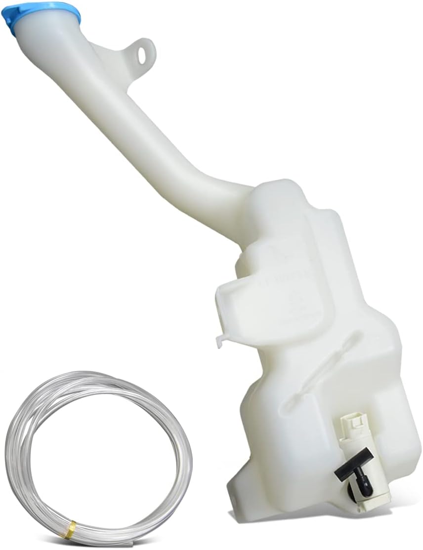 DNA Motoring OEM-WT-HO1288176 Factory Style Car Windshield Washer Fluid Reservoir w/Pump Cap Compatible with 13-15 Accord Sedan