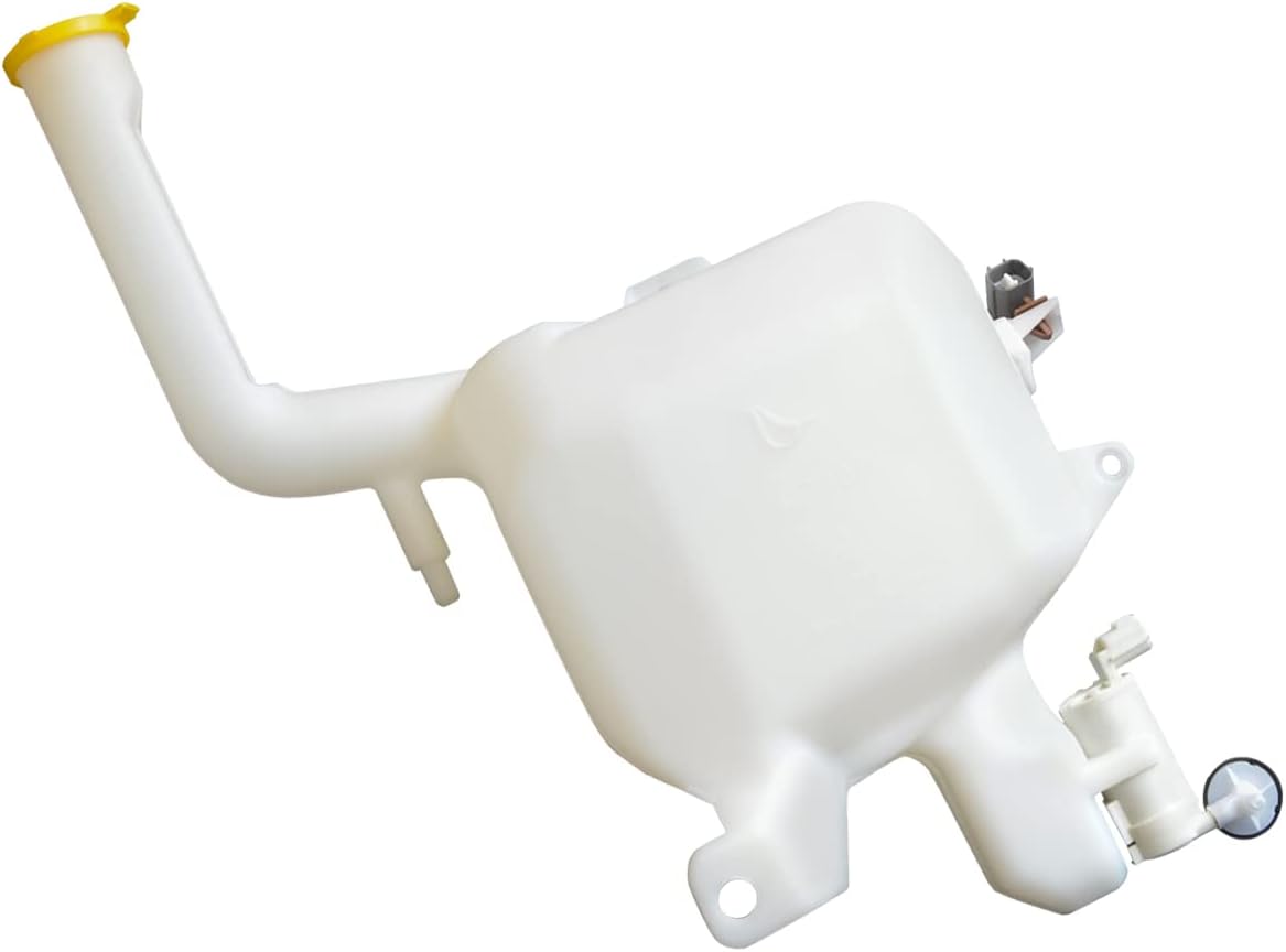 DNA Motoring OEM-WT-MA1288135 Factory Style Windshield Washer Fluid Reservoir Assembly Compatible with 11-14 Mazda 2