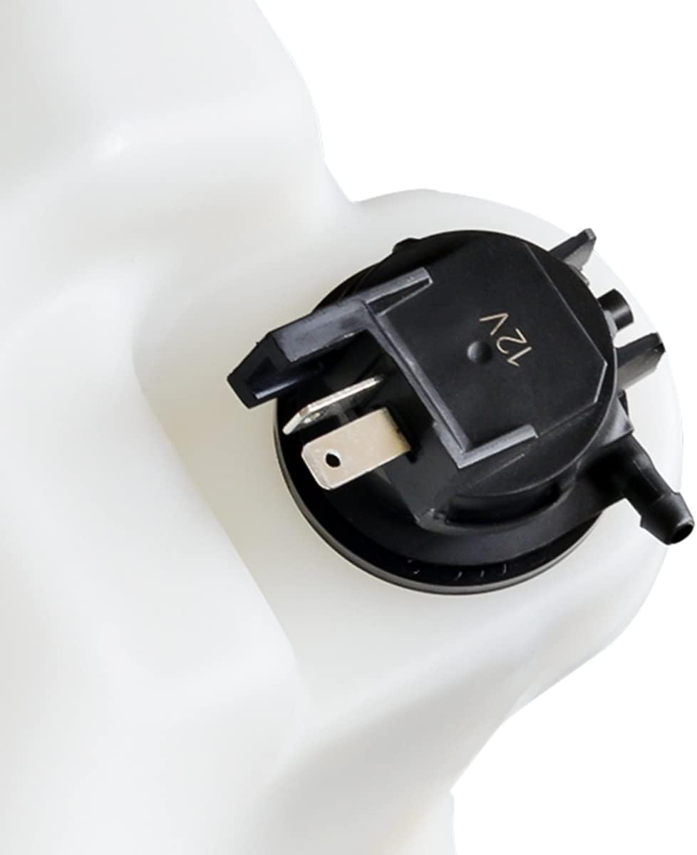 DNA Motoring OEM-WT-HO1288185 Factory Style Windshield Washer Fluid Reservoir w/Cap Tube & Fluid Pump Compatible with 2006-2011 Civic Sedan