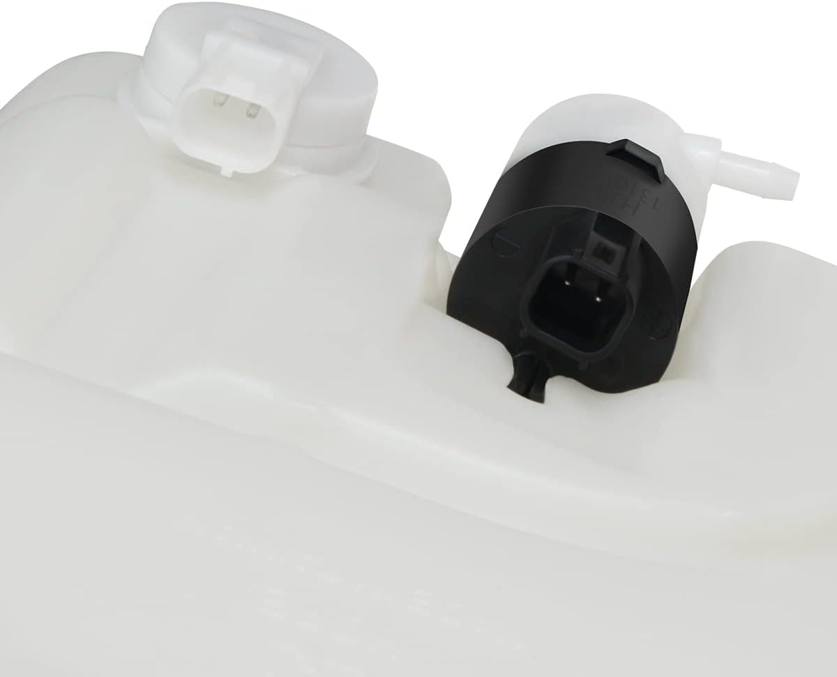 DNA Motoring OEM-WT-CH1288180 Factory Style Windshield Washer Fluid Reservoir Assembly Compatible with 02-04 Dodge Ram 1500-3500