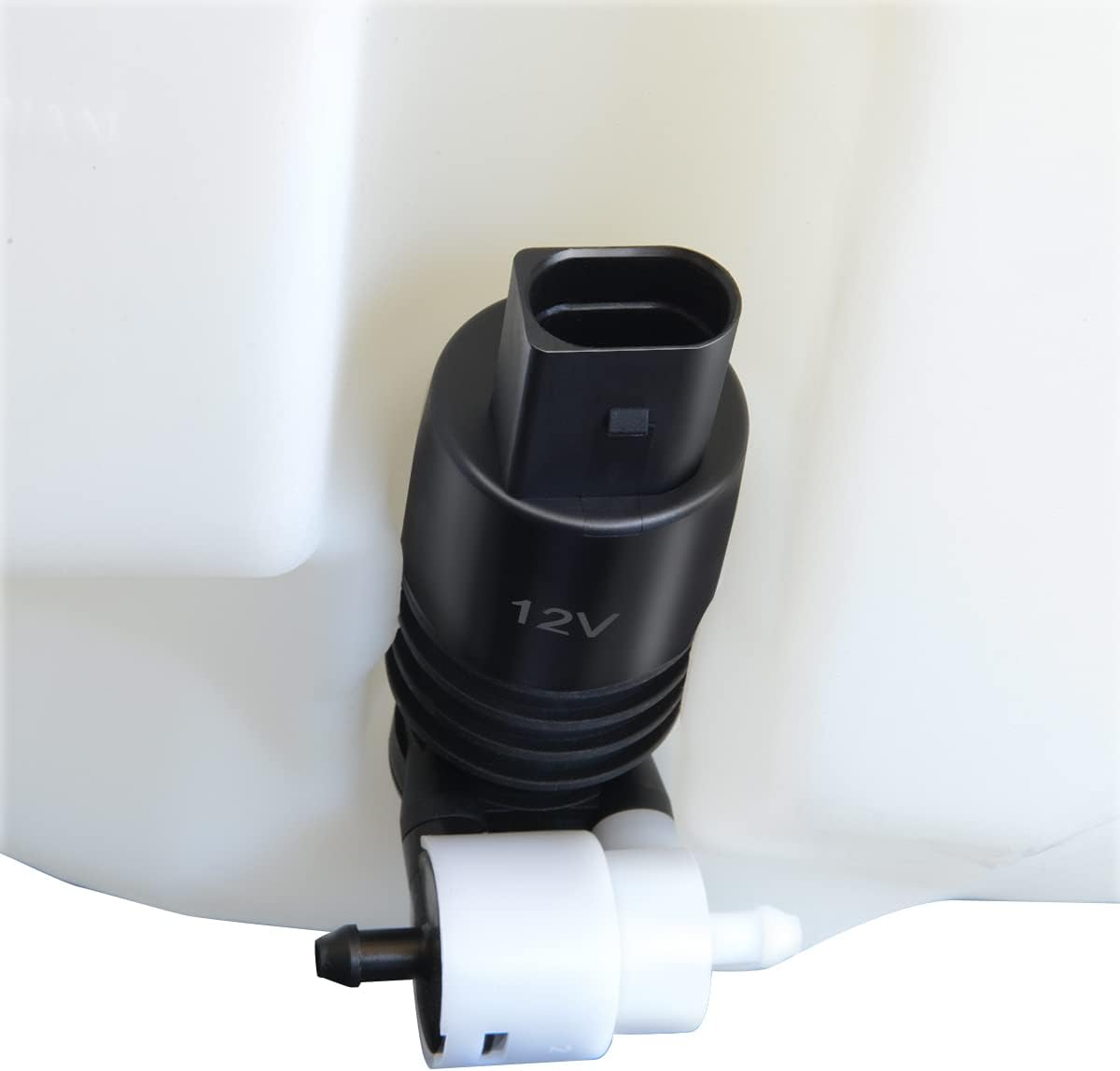 DNA Motoring OEM-WT-VW1288112 Factory Style Windshield Washer Fluid Reservoir w/Pump & Cap Compatible with 1999-2010 Golf / 2001 Jetta