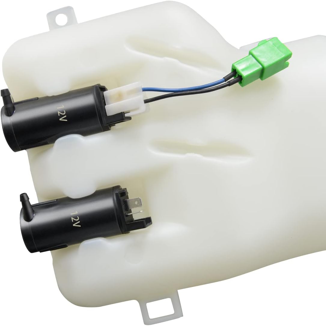 DNA Motoring OEM-WT-HO1288164 Factory Style Car Windshield Washer Fluid Reservoir w/Pump Cap Compatible with 1996-2000 Civic