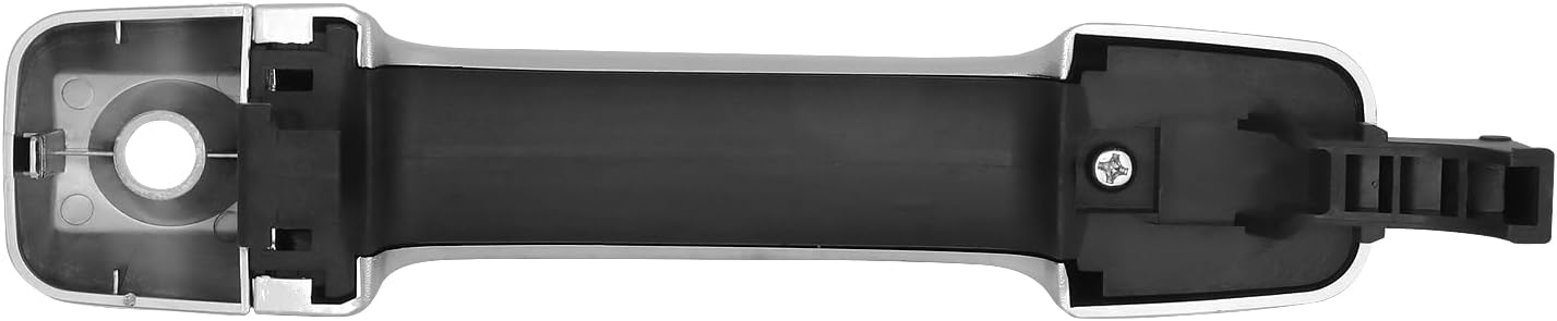 DNA MOTORING Front Driver Outer Door Handle Compatible with 08-19 Sequoia, 07-21 Tundra, w/Keyhole, Chrome, OEM-DHO-01592