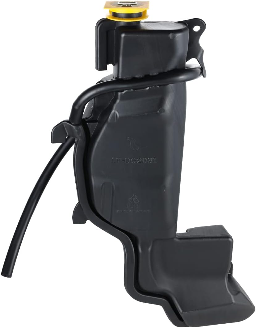 DNA MOTORING OEM-RT-CH3014130 OE Style Coolant Overflow Reservoir Tank w/Cap and Hose Compatible with 09-10 Ram 1500/2010 Ram 2500