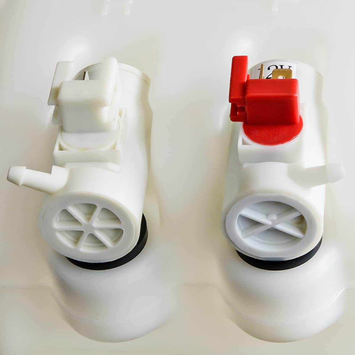DNA Motoring OEM-WT-HO1288139 Factory Style Car Windshield Washer Fluid Reservoir w/Cap Tube & Fluid Pump Compatible with 07-08 Honda Fit