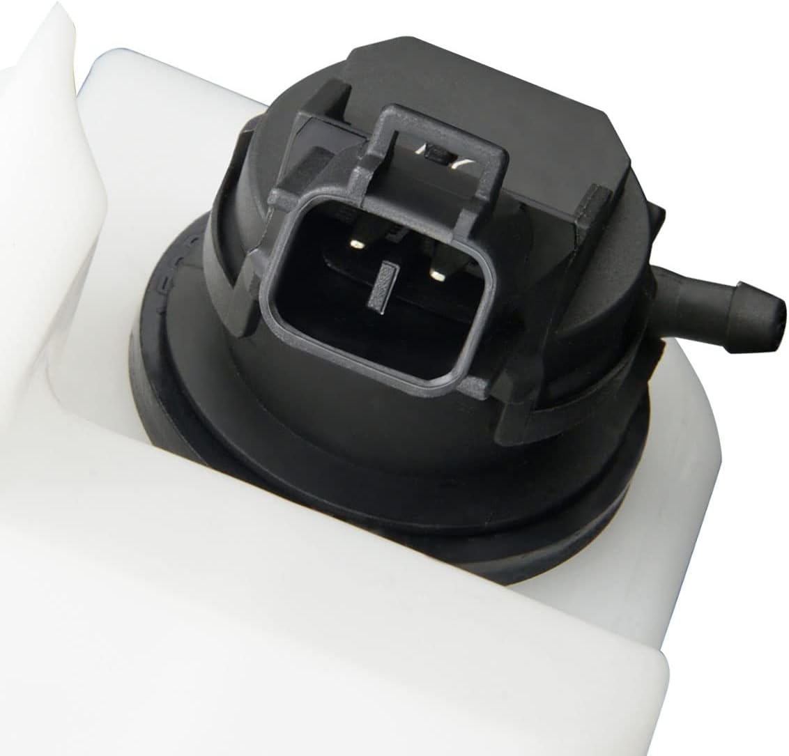 DNA Motoring OEM-WT-TO1288192 Factory Style Windshield Washer Fluid Reservoir Assembly Compatible with 2007-2015 Tundra w/Fluid Level Sensor