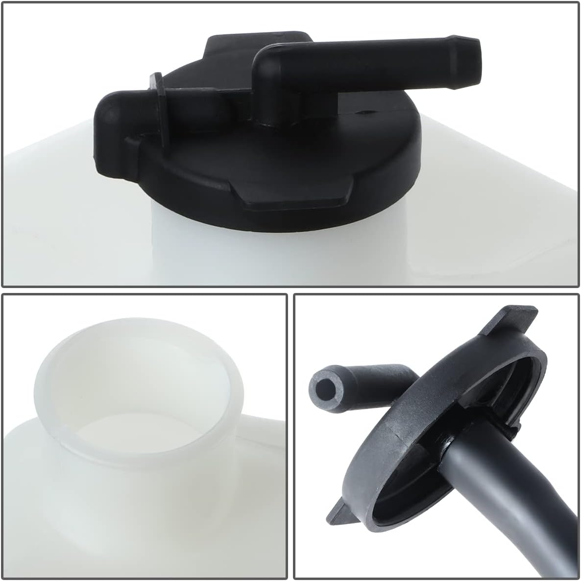 DNA MOTORING OEM-RT-IZ3014101 OE Style Coolant Overflow Reservoir Tank w/Cap Compatible with 02-04 Axiom / 98-04 Rodeo