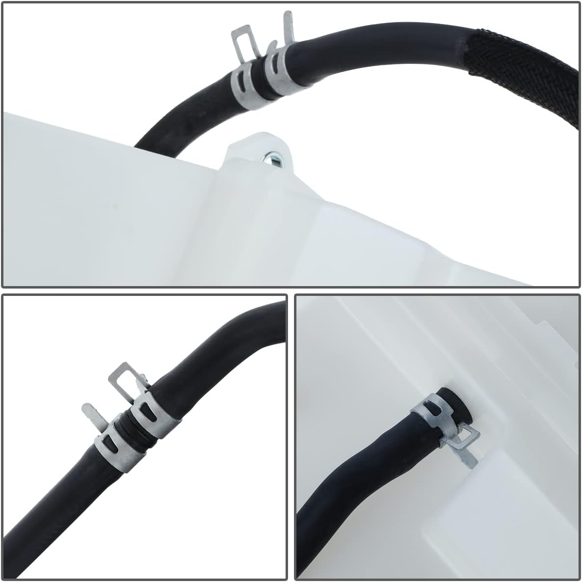 DNA MOTORING OEM-RT-NI3014139 OE Style Coolant Overflow Reservoir Tank w/Cap and Hose Compatible with 15-21 Murano