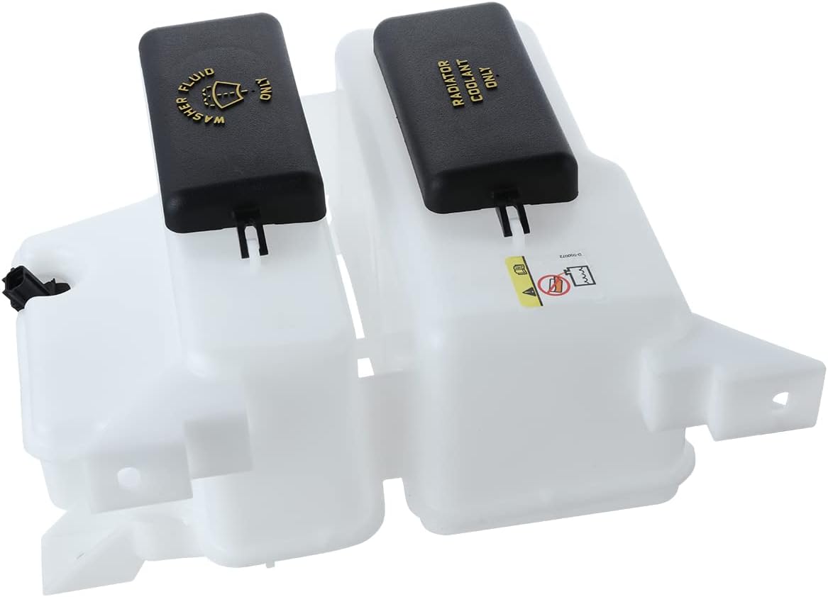 DNA MOTORING OEM-RT-FO1288168 Combination Coolant Overflow Reservoir Tank w/Caps and Hose Compatible with 01-05 Ford Explorer Sport Trac / 01-05 Ranger 2.5L 3.0L 4.0L