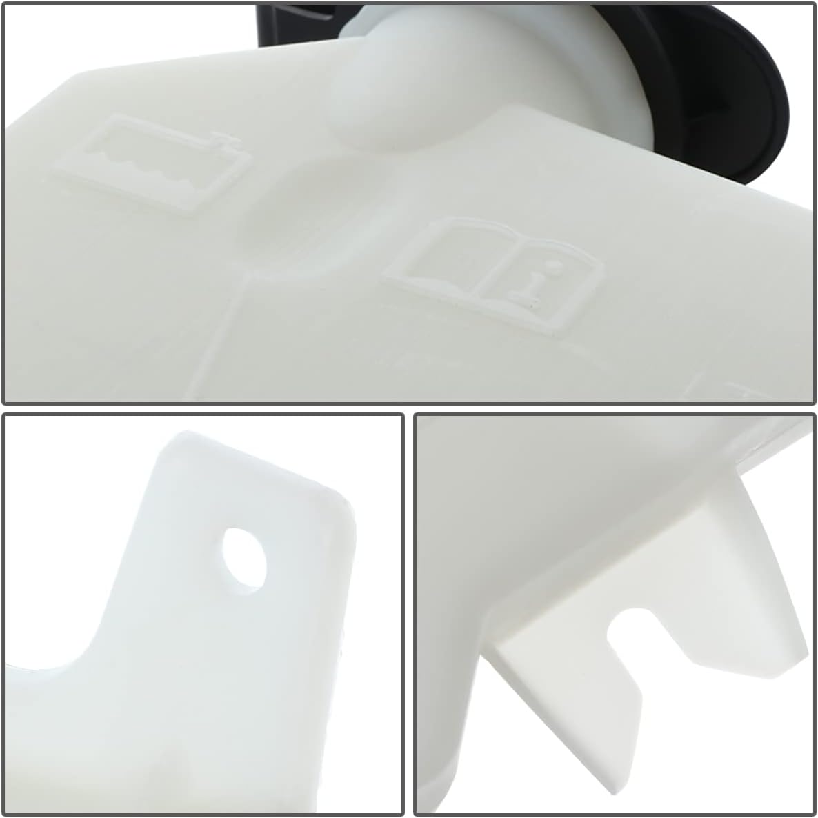 DNA MOTORING OEM-RT-GM3014143 OE Style Coolant Overflow Reservoir Tank w/Cap Compatible with 2006-2011 Impala 3.5L, 3.9L