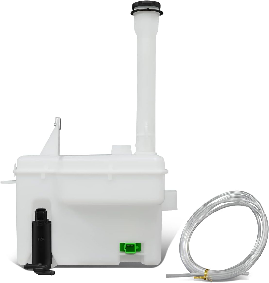 DNA Motoring OEM-WT-FO1288141 Factory Style Windshield Washer Fluid Reservoir Assembly Compatible with 02-10 Explorer / 03-05 Aviator