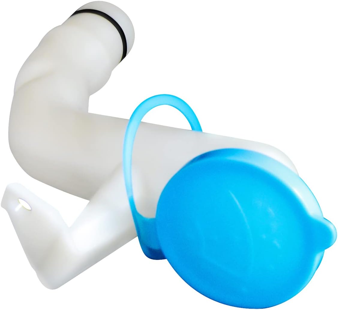 DNA Motoring OEM-WT-HO1288185 Factory Style Windshield Washer Fluid Reservoir w/Cap Tube & Fluid Pump Compatible with 2006-2011 Civic Sedan