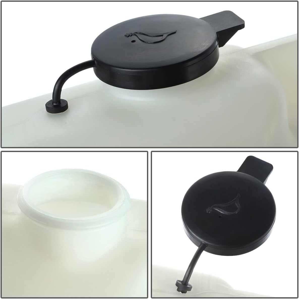DNA MOTORING OEM-RT-LX3014102 OE Style Coolant Overflow Reservoir Tank w/Cap Compatible with 92-00 SC300 / SC400