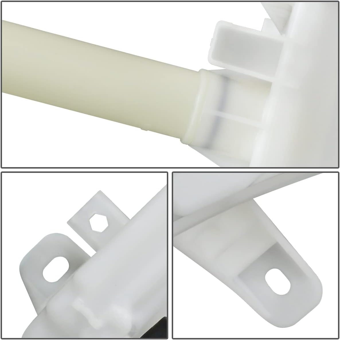 Auto Dynasty GM1288221 Factory Style Car Windshield Washer Reservoir Tank - Reservoir Cap | Filler Tube | Washer Fluid Pump - Compatible with Chevrolet Sonic 12-16, White