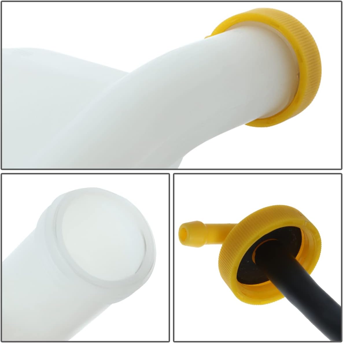 DNA MOTORING OEM-RT-HO3014122 OE Style Coolant Overflow Reservoir Tank w/Cap Compatible with 03-11 Honda Element