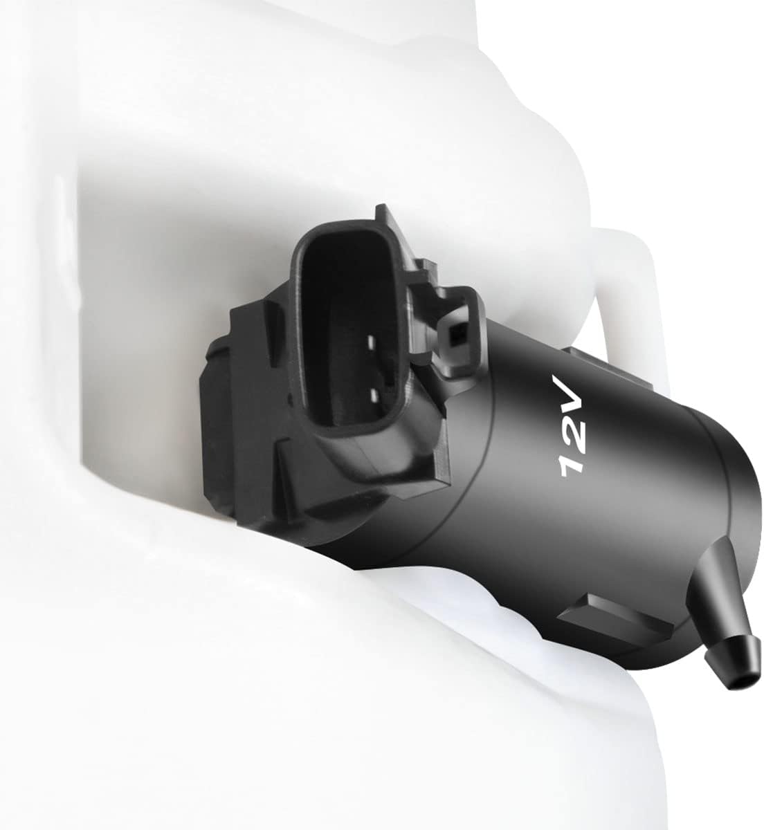 DNA Motoring OEM-WT-TO1288154 Factory Style Windshield Washer Fluid Reservoir W/Cap Tube & Pump Compatible with 2000-2006 Tundra Cold Climate Models