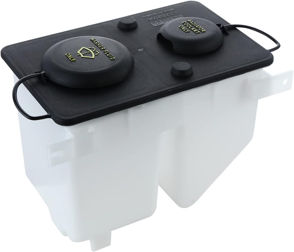 DNA MOTORING OEM-RT-FO1288171 Combination Coolant Overflow Reservoir Tank w/Caps, Hose and Pump Compatible with 87-96 Ford Bronco / 91-94 Explorer / 88-97 F Super Duty / 87-97 F-150 F-250 F-350