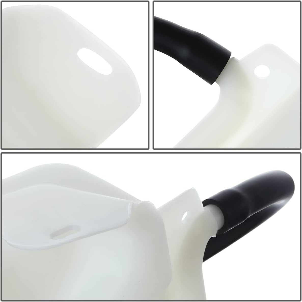 DNA MOTORING OEM-RT-GM3014105 OE Style Coolant Overflow Reservoir Tank w/Cap and Hose Compatible with 07-10 Saturn Outlook