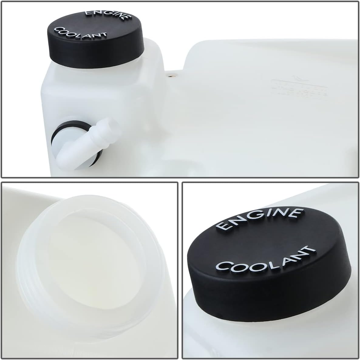 DNA MOTORING OEM-RT-GM3014102 OE Style Coolant Overflow Reservoir Tank w/Cap Compatible with 95-05 Blazer/Jimmy, 95-04 Sonoma, 96-01 Bravada