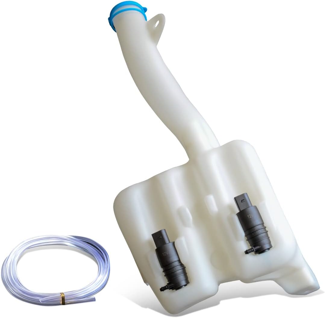 DNA Motoring OEM-WT-HO1288180 Factory Style Windshield Washer Fluid Reservoir w/Cap Pump & Sensor Compatible with 2012-2014 Pilot
