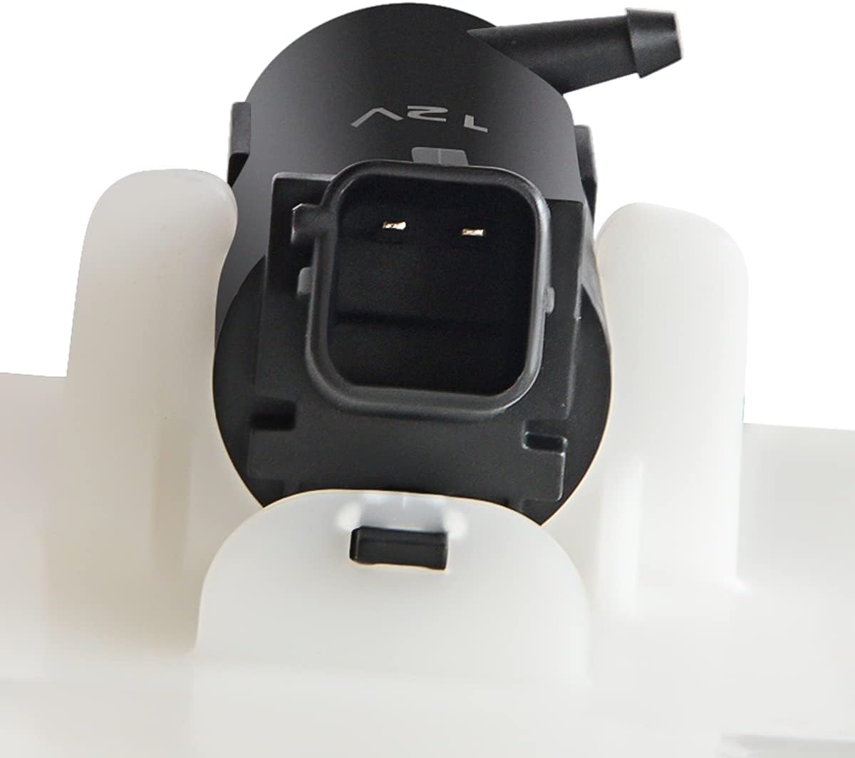 DNA Motoring OEM-WT-HY1288102 Factory Style Windshield Washer Fluid Reservoir w/Pump & Cap Compatible with 2007-2010 Elantra w/o Fluid Level Sensor