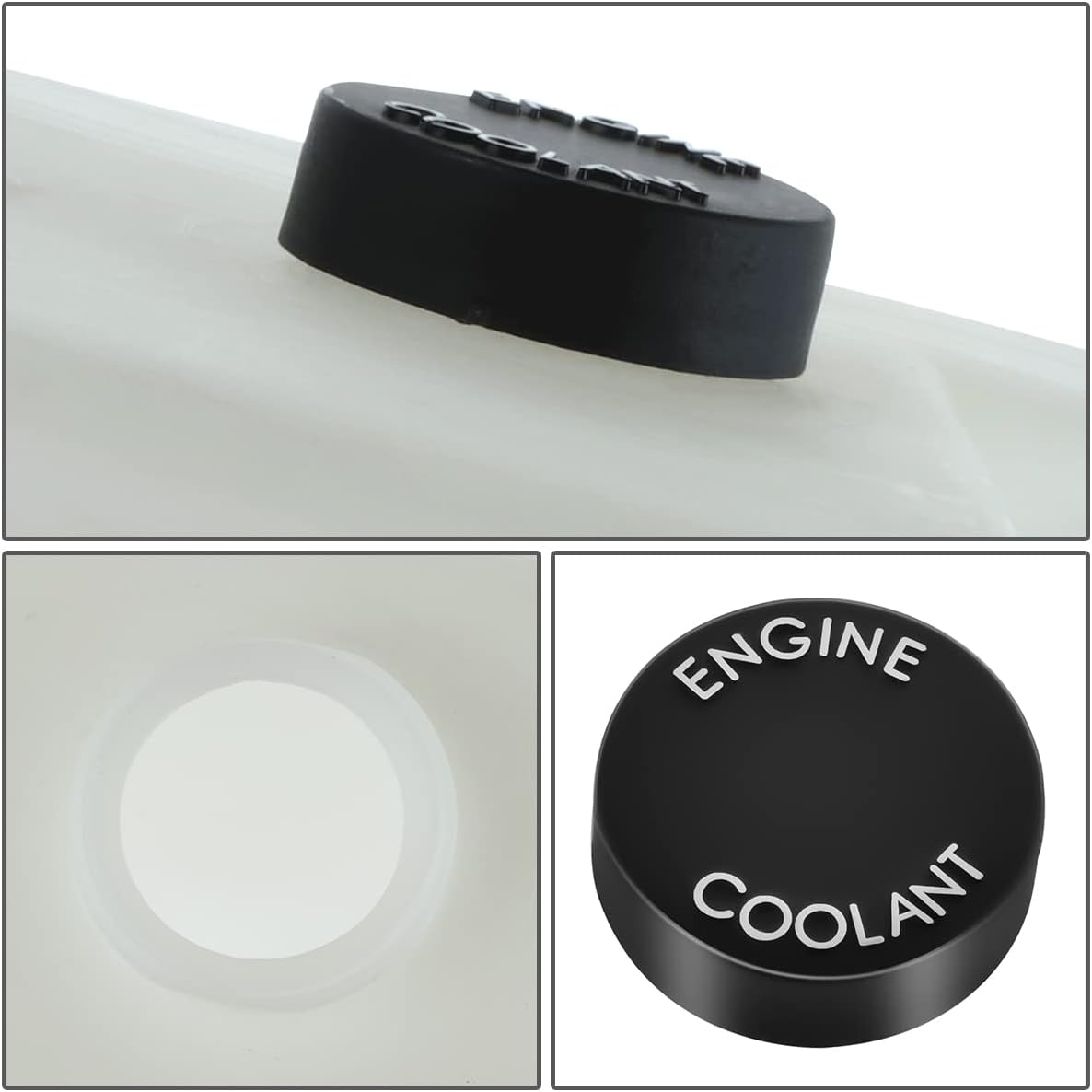 DNA MOTORING OEM-RT-GM3014170 OE Style Coolant Overflow Reservoir Tank w/Cap Compatible with 03-14 Express/Savana 1500, 03-17 Express/Savana 2500 3500 4.3L 4.8L 5.3L 6.0L