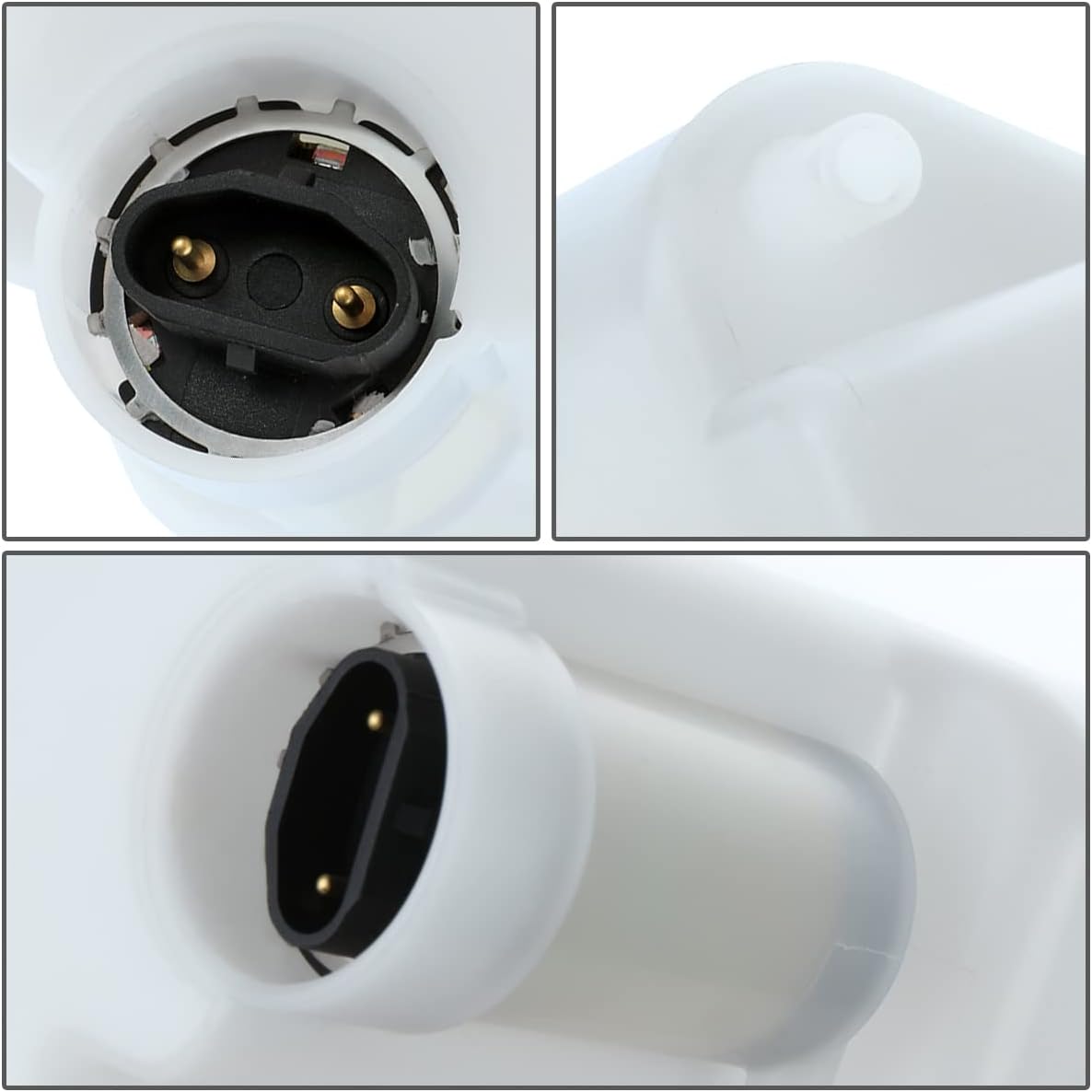 DNA MOTORING OEM-RT-FO1288171 Combination Coolant Overflow Reservoir Tank w/Caps, Hose and Pump Compatible with 87-96 Ford Bronco / 91-94 Explorer / 88-97 F Super Duty / 87-97 F-150 F-250 F-350