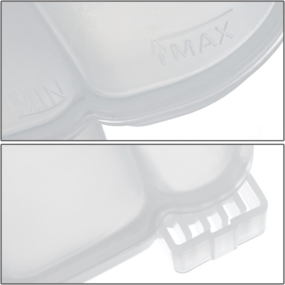 DNA MOTORING OEM-RT-FO3014159 OE Style Coolant Overflow Reservoir Tank w/Cap Compatible with 13-16 Escape / 13-18 Focus / 14-18 Transit Connect