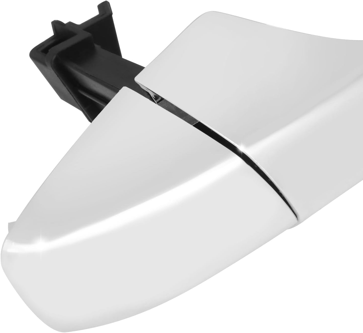 DNA MOTORING Front Right Outer Door Handle Compatible with 16-21 Hyundai Tucson, w/o Keyhole, Chrome, OEM-DHO-01229