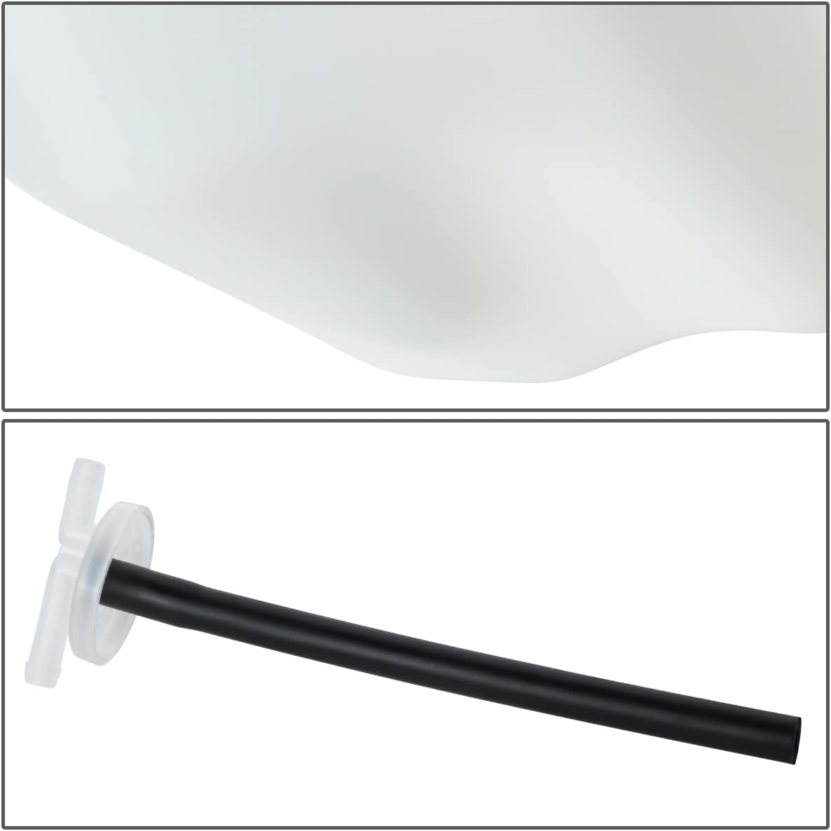 DNA MOTORING OEM-RT-TO3014104 OE Style Coolant Overflow Reservoir Tank w/Cap Compatible with 1993-1997 Corolla