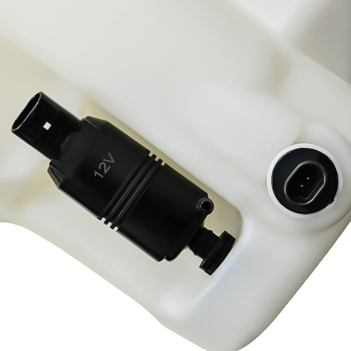 DNA Motoring OEM-WT-GM1288201 Factory Style Windshield Washer Fluid Reservoir Assembly Compatible with 2006-2011 Lucerne/DTS