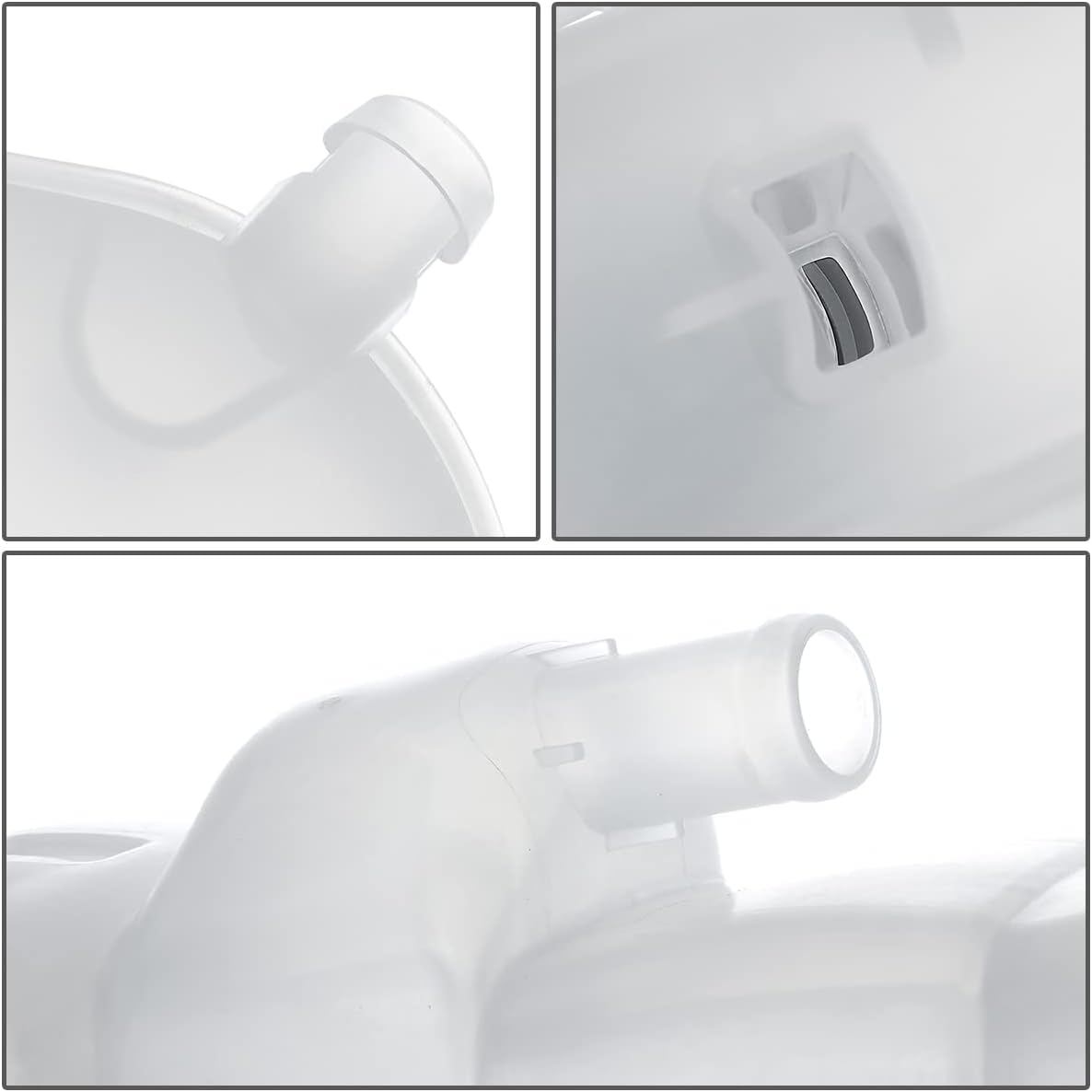 DNA MOTORING OEM-RT-FO3014159 OE Style Coolant Overflow Reservoir Tank w/Cap Compatible with 13-16 Escape / 13-18 Focus / 14-18 Transit Connect