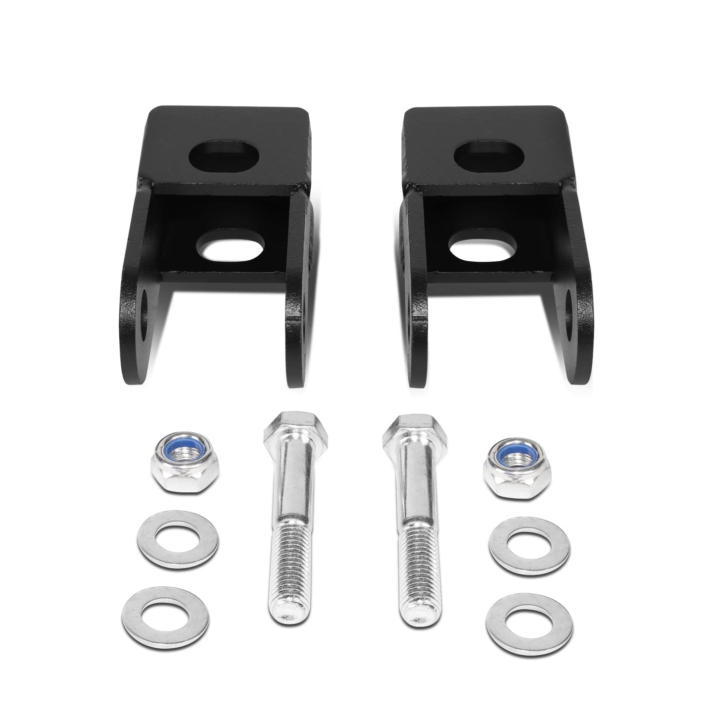J2 Engineering J2-LK-CH-F-016-BK 3'' Front Leveling Lift Kit Strut Spacers Compatible with 2002-2009 Envoy/Trailblazer 2WD 4WD