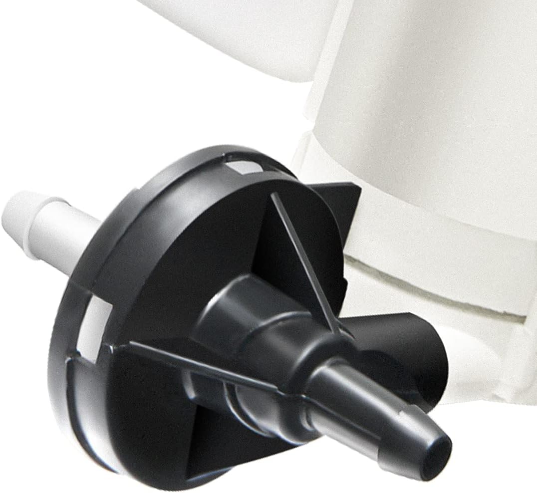 DNA Motoring OEM-WT-NI1288146 Factory Style Windshield Washer Fluid Reservoir W/Cap Tube & Pump Compatible with 2014-2019 Versa