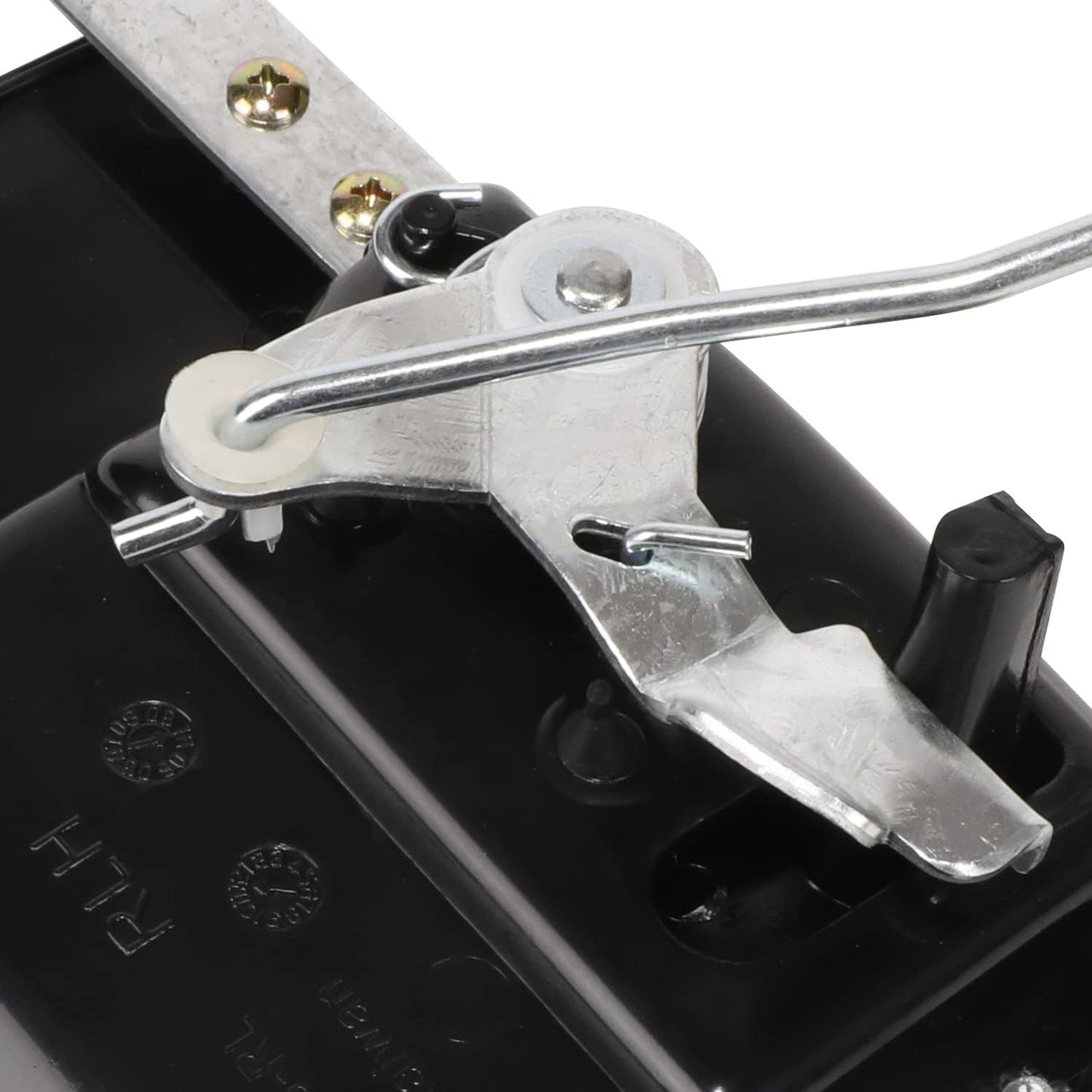 DNA MOTORING OEM-DHO-00952 Tirador de puerta lateral trasera izquierda compatible con F-250 / F-350 / F-450 / F-550 / F-550 1999-2016 Super Duty se adapta a modelos de cabina doble con paquete