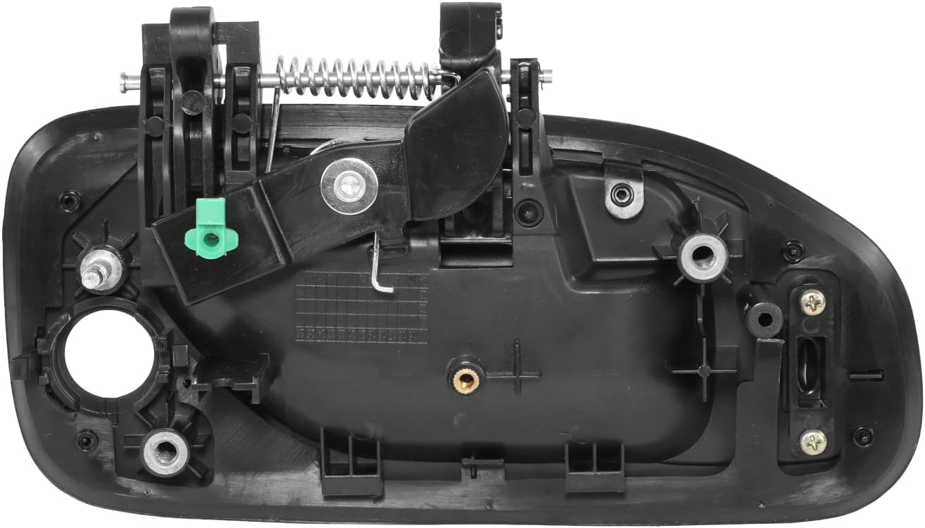 DNA MOTORING Front Driver Outer Door Handle Compatible with 15-18 Chevy City Express, Black, OEM-DHO-01362