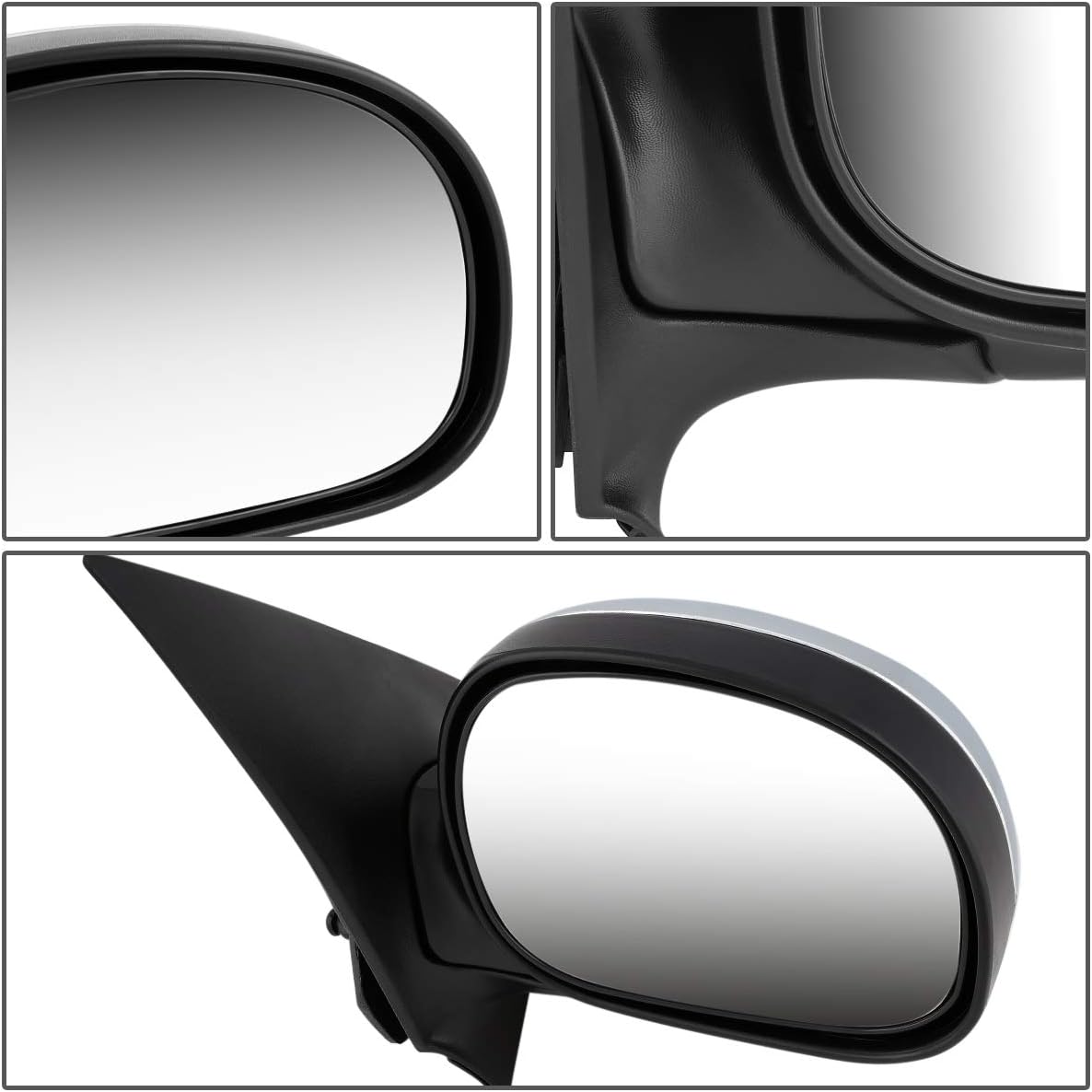 DNA Motoring OEM-MR-FO1321161 Factory Style Powered Right Side Door Mirror