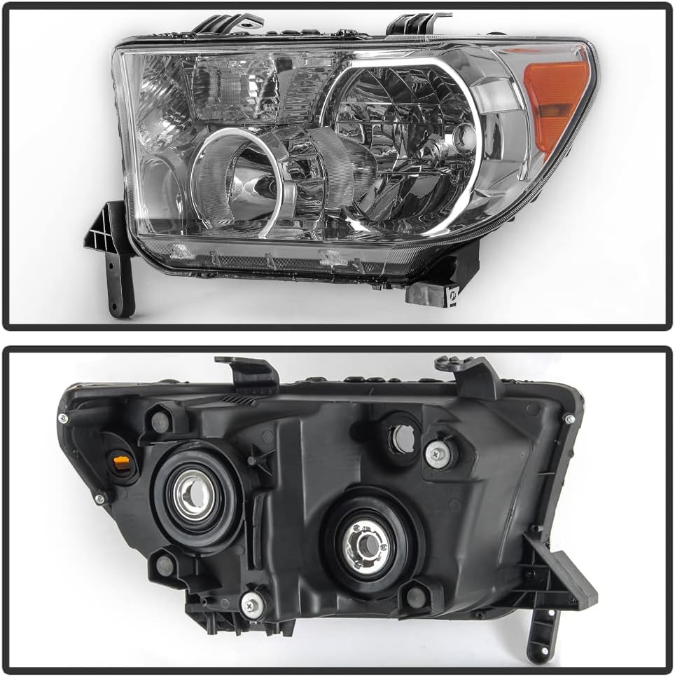 ACANII - For 2007-2013 Toyota Tundra 2008-2017 Sequoia Headlight Headlamp Replacement Front Light - Left Driver Side