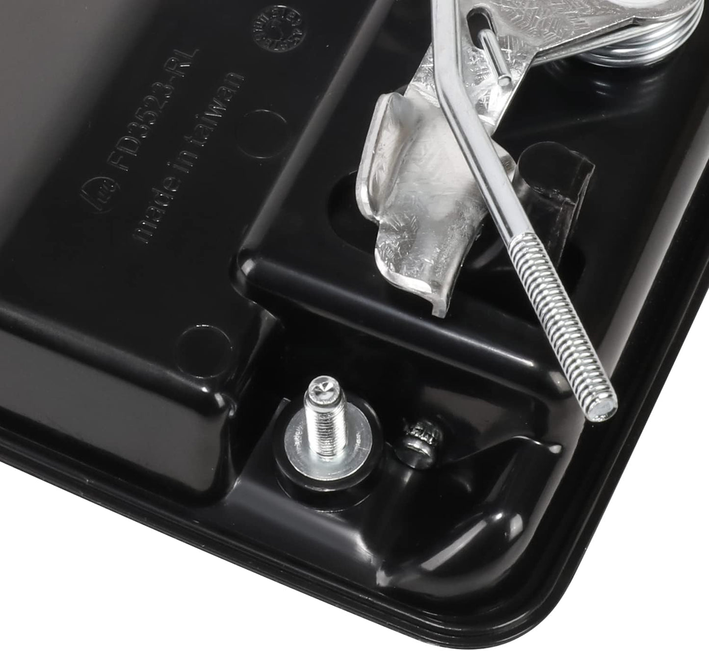 DNA MOTORING OEM-DHO-00952 Tirador de puerta lateral trasera izquierda compatible con F-250 / F-350 / F-450 / F-550 / F-550 1999-2016 Super Duty se adapta a modelos de cabina doble con paquete
