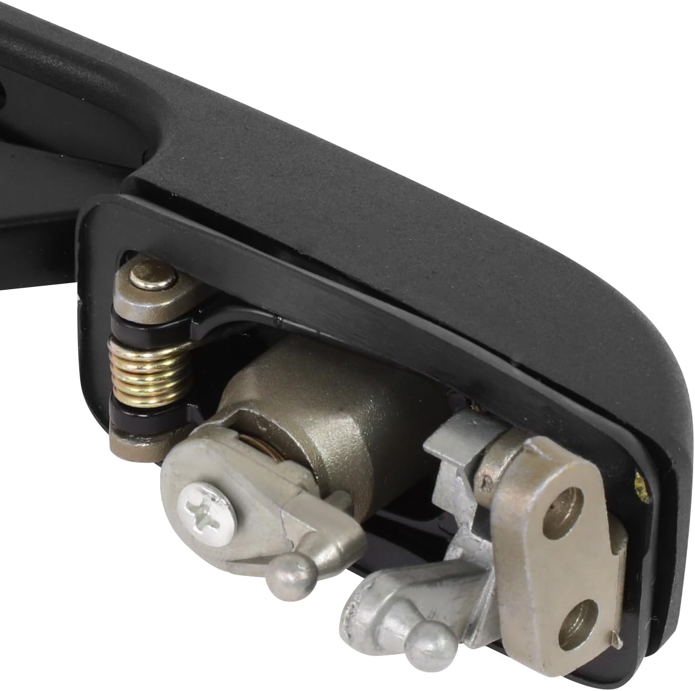 DNA MOTORING Front Passenger Side Outer Door Handle Compatible with 84-88 Audi 5000/86-88 5000 Quattro, W/Key Set, OEM-DHO-00002