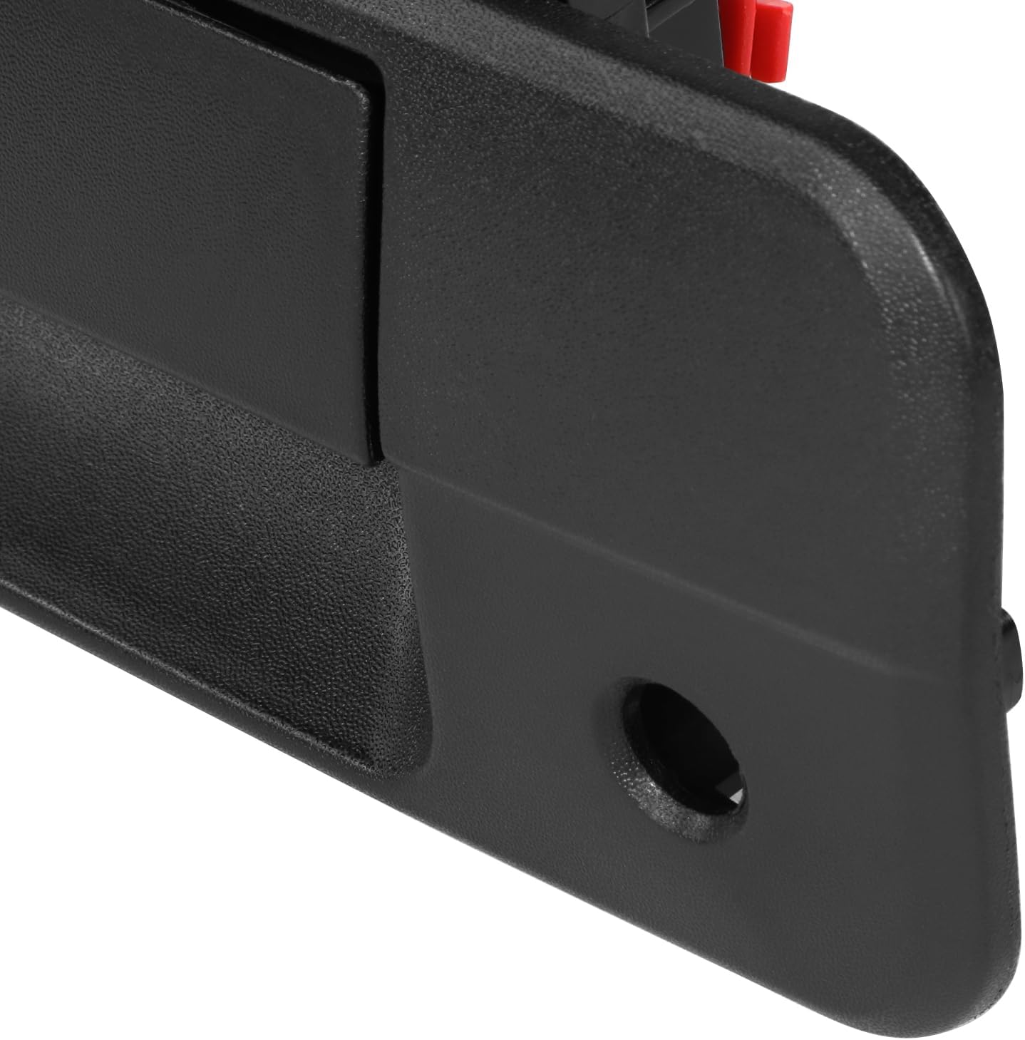DNA MOTORING Rear Outer Tail Gate Handle Compatible with 07-13 Toyota Tundra w/o Camera Hole,Textured Black, OEM-THO-00190
