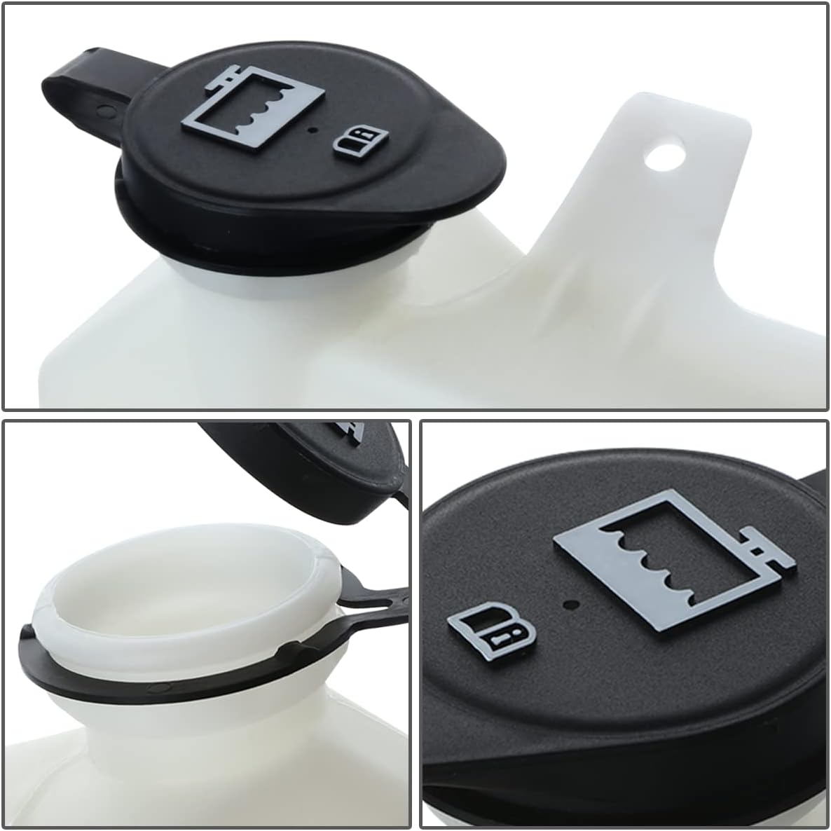 DNA MOTORING OEM-RT-GM3014143 OE Style Coolant Overflow Reservoir Tank w/Cap Compatible with 2006-2011 Impala 3.5L, 3.9L