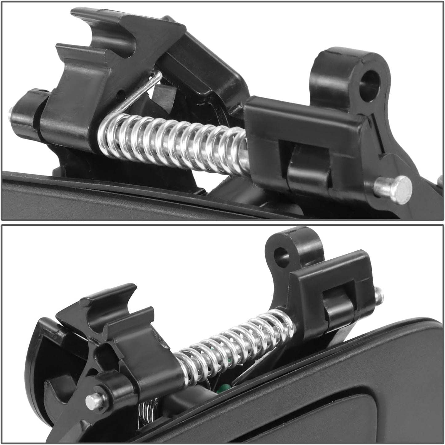 DNA MOTORING Front Driver Outer Door Handle Compatible with 15-18 Chevy City Express, Black, OEM-DHO-01362
