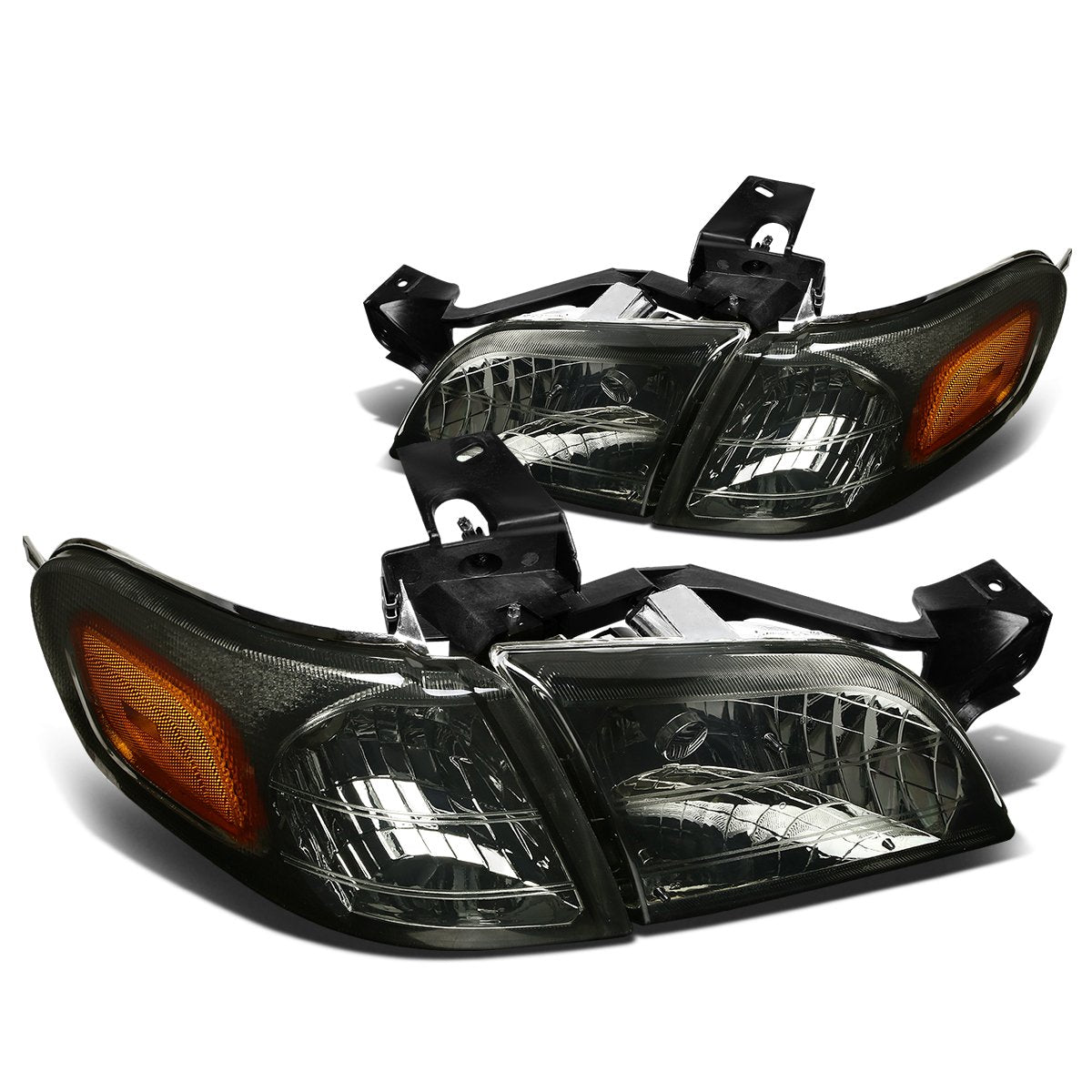 DNA MOTORING HL-OH-CV974P-CH-AM Headlight Assembly, Driver & Passenger Side