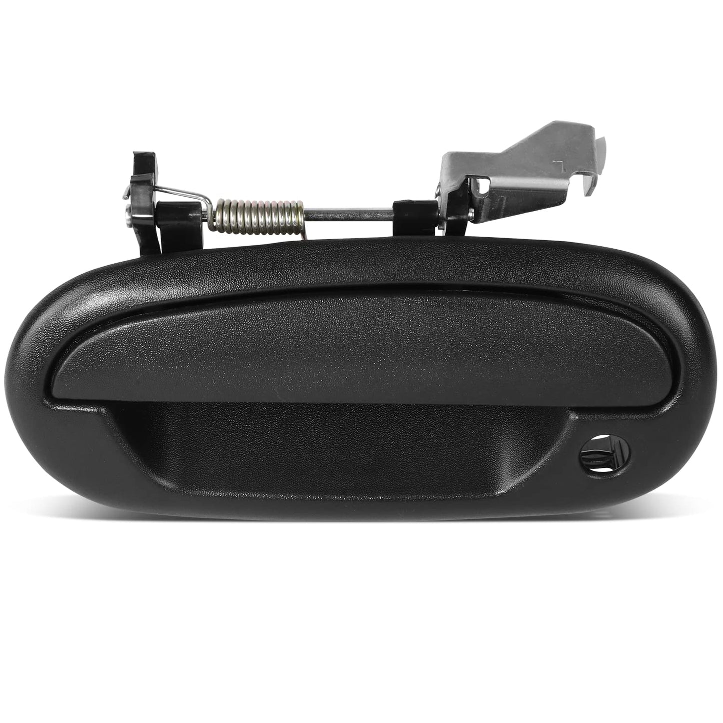 DNA MOTORING OEM-DHO-00952 Tirador de puerta lateral trasera izquierda compatible con F-250 / F-350 / F-450 / F-550 / F-550 1999-2016 Super Duty se adapta a modelos de cabina doble con paquete