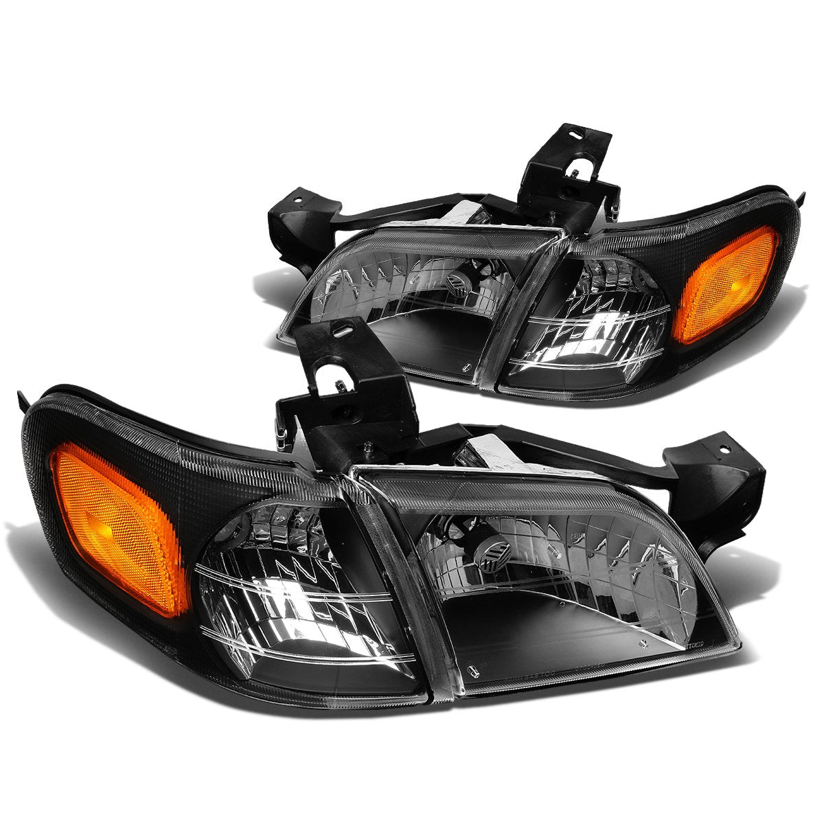 DNA MOTORING HL-OH-CV974P-CH-AM Headlight Assembly, Driver & Passenger Side