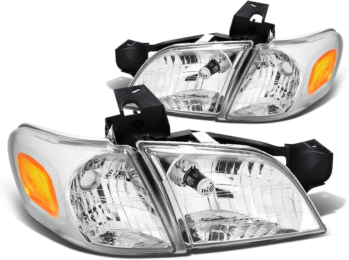 DNA MOTORING HL-OH-CV974P-CH-AM Headlight Assembly, Driver & Passenger Side